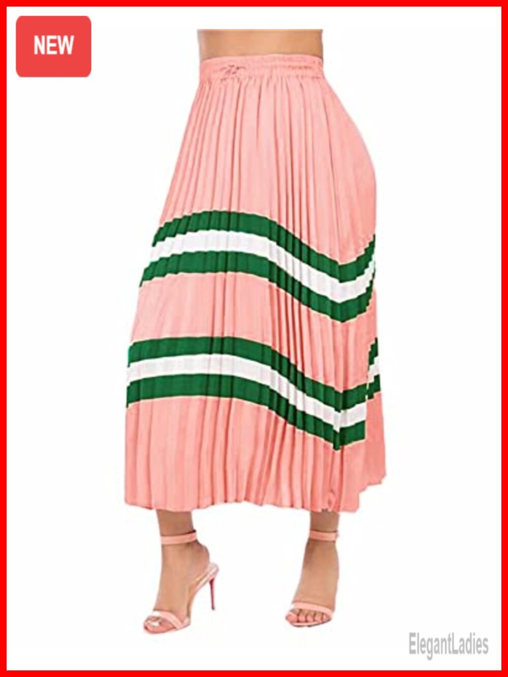 Women's Graffiti Pleated Midi Skirt A-Line Flowy High Waist Party